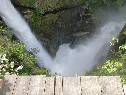 Path and waterfall